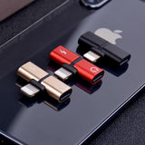 2-in-1 Dual-Port Headphone Charger Adapter for iPhone